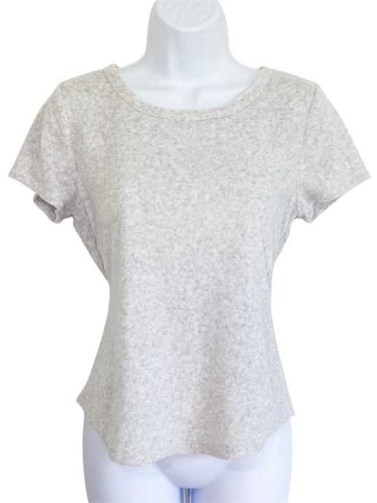 saturday sunday Tops - SATURDAY SUNDAY Anthropologie Terry Knit Tee Gray Short Sleeve Soft XS Basics